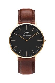 Часы Classic 40 St Mawes Daniel Wellington, коричневый