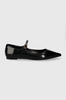 Кожаная балерина Regent Flat Mary Jane Kurt Geiger London, черный