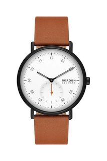 Скагенские часы Skagen, коричневый