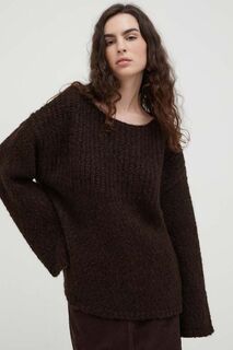 Шерстяной свитер Lovechild, коричневый