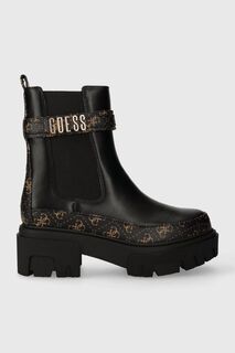 Угадайте, ботинки челси YELMA Guess, черный