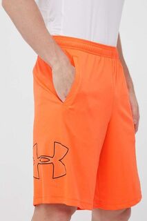 Спортивные шорты Tech с графическим рисунком Under Armour, оранжевый