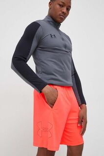 Спортивные шорты Tech с графическим рисунком Under Armour, оранжевый