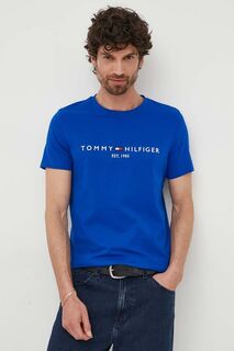 Футболка Томми Хилфигера Tommy Hilfiger, темно-синий