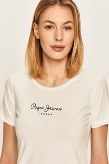 Топ Нью Вирджиния Pepe Jeans, белый