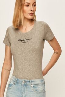 Топ Нью Вирджиния Pepe Jeans, серый