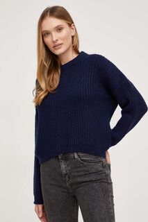 Шерстяной свитер Answear Lab, темно-синий