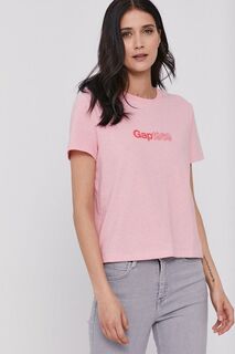 Футболка GAP Gap, розовый