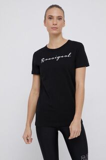 Хлопковая футболка Rossignol, черный