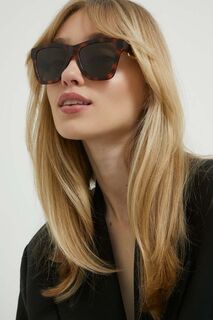 Солнцезащитные очки Moschino, коричневый