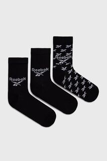 Носки (3 пары) GG6683 Reebok, черный