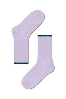 Носки Mariona Crew Happy Socks, фиолетовый