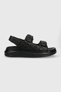 МУЖСКИЕ кожаные сандалии KAPRI Karl Lagerfeld, черный