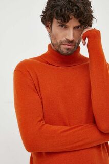 Кашемировый свитер United Colors of Benetton, оранжевый