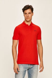 Рубашка-поло из хлопка каппа Kappa, красный
