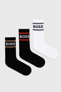 Носки BOSS, 3 пары Boss, мультиколор