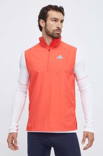 Спортивный жилет Adizero adidas, красный