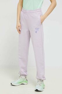 Спортивные брюки из хлопка Fila, фиолетовый