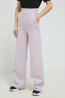 Спортивные брюки из хлопка Fila, фиолетовый