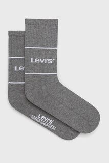 Носки (2 пары) Levi&apos;s, серый Levis