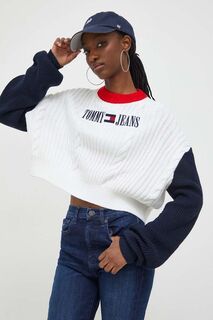 Свитер Томми Джинс Tommy Jeans, бежевый