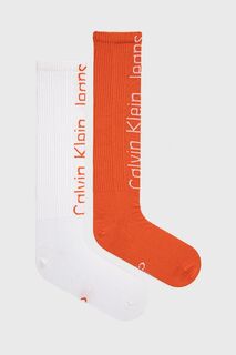 Носки (2 пары) Calvin Klein, оранжевый