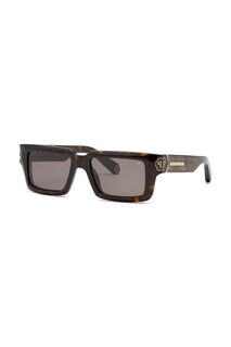 Солнцезащитные очки Philipp Plein, коричневый