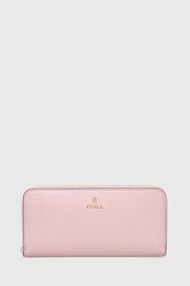 Кожаный кошелек Furla, розовый