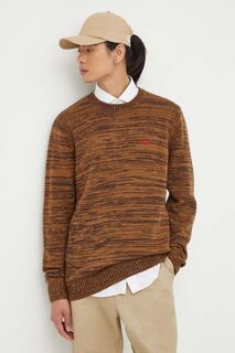 Шерстяной свитер Levi&apos;s, коричневый Levis