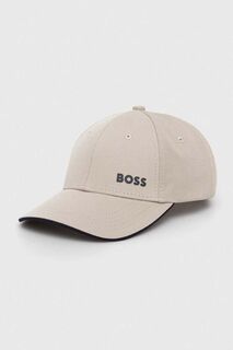 Бейсболка из хлопка Boss, серый