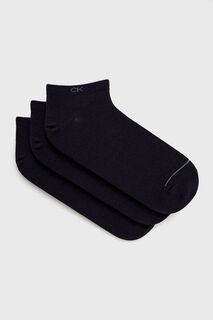 Носки (3 пары) Calvin Klein, темно-синий