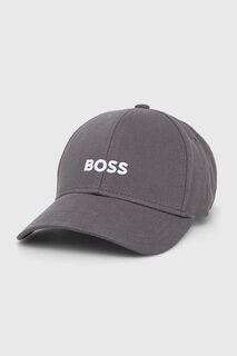 Бейсболка BOSS из хлопка Boss, серый