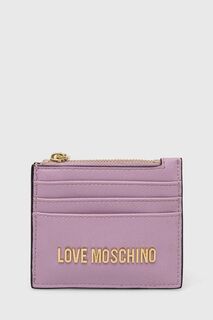 Визитница Love Moschino, фиолетовый