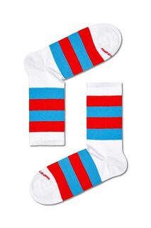 Носки Stripe It 3/4 Crew Happy Socks, мультиколор
