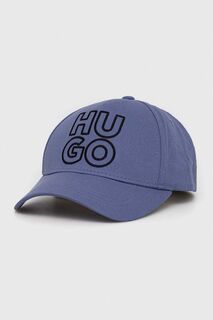Бейсболка HUGO из хлопка Hugo, фиолетовый