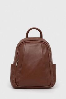 Кожаный рюкзак Answear Lab, коричневый