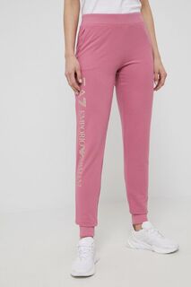 Спортивные брюки EA7 Emporio Armani, розовый