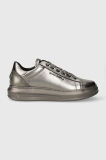 Кожаные кроссовки KAPRI MENS KC Karl Lagerfeld, серебро