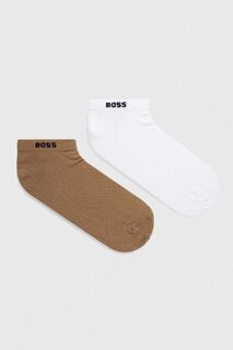 Носки BOSS, 2 пары Boss, бежевый