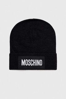 Кашемировая шапка Moschino, черный