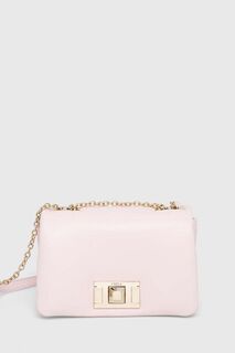 Кожаная сумка Furla, розовый