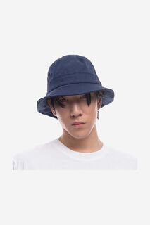 Хлопковая шапка Universal Works, темно-синий