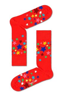 Носки Stars Sock Happy Socks, красный