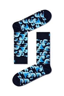 Носки Waves Happy Socks, синий