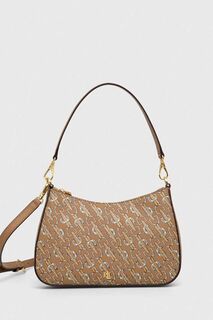 Кожаная сумка Lauren Ralph Lauren, коричневый