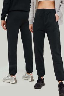 Хлопковые спортивные брюки Arkk Copenhagen, черный