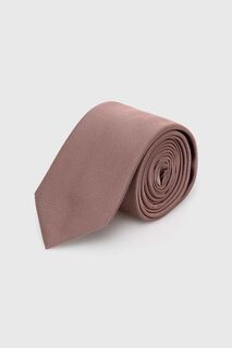 Шелковый галстук HUGO Hugo, коричневый