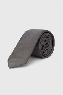 Шелковый галстук BOSS Boss, черный