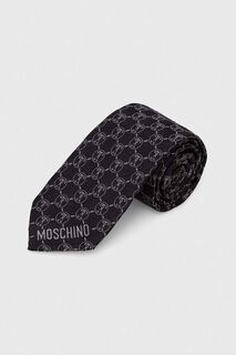 Шелковый галстук Moschino, черный