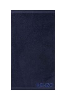 Большое хлопковое полотенце Iconic Navy 92x150 см Kenzo, темно-синий